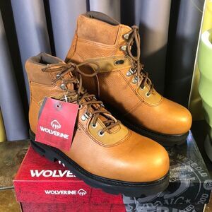 WOLVERINE  W04013 Mens Traditional Steel-Toe EH 6" Boot Brown SZ 10 Extra Wide